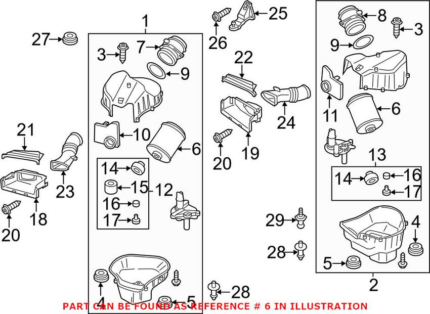 Audi Engine Air Filter 4H0129620M