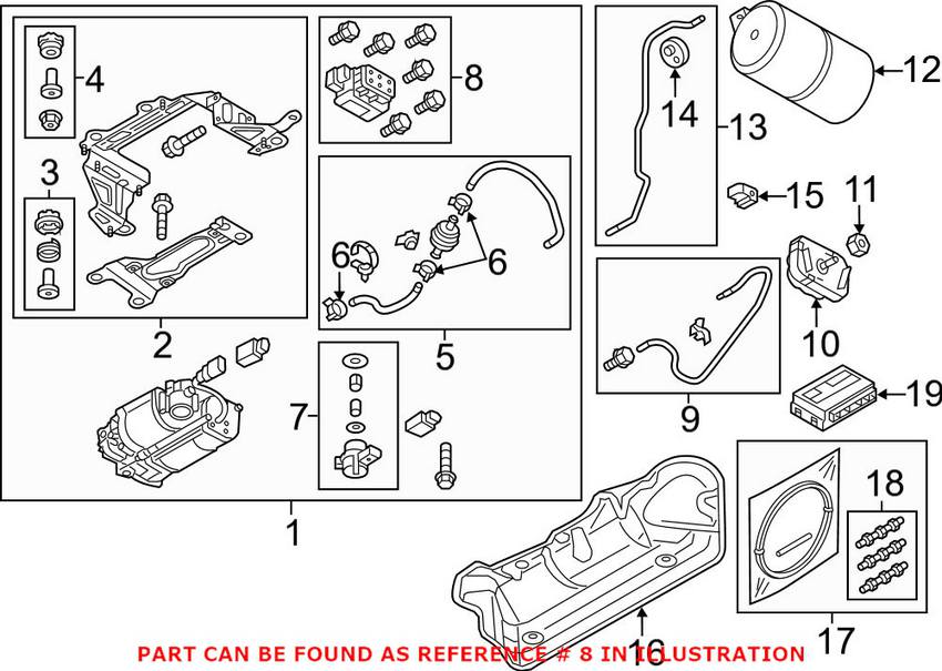 Audi Suspension Solenoid 4h0616013b Genuine Vwaudi 4h0616013b 8655