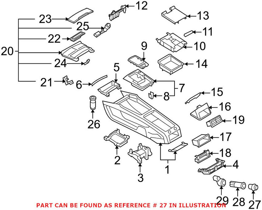 Audi Cigarette Lighter Plug (12V) 4H0919311