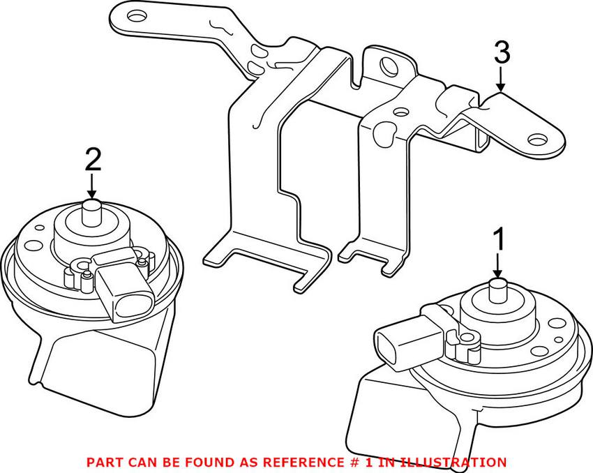 Audi Horn 4H0951221