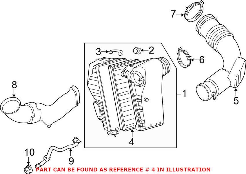 Audi VW Engine Air Filter (Heavy Duty) 7L0129620A