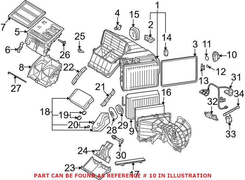 Audi VW A/C Expansion Valve 7L0820679D