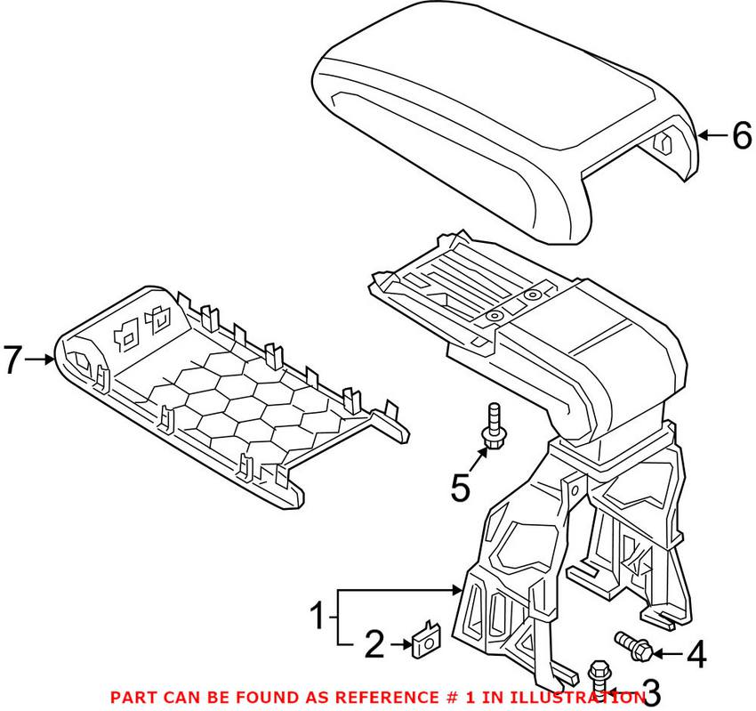 Audi Console Armrest