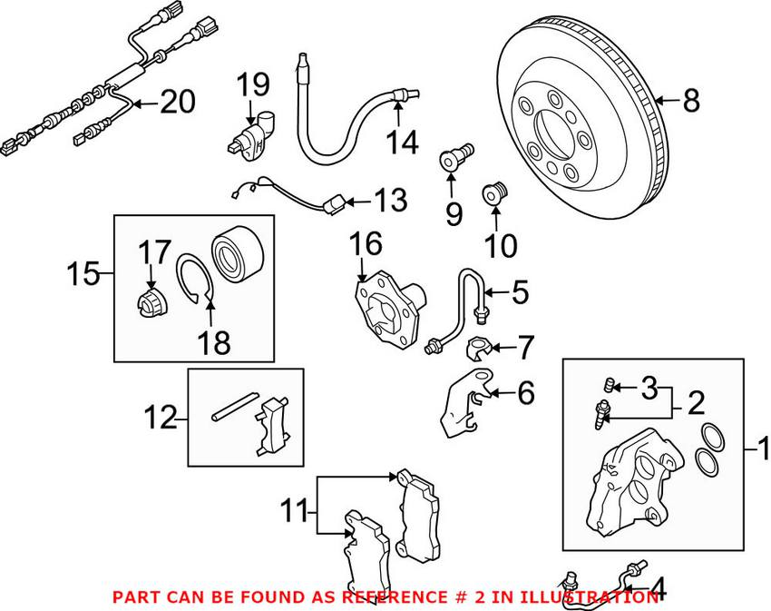 Audi VW Bleeder Screw 8A0615273