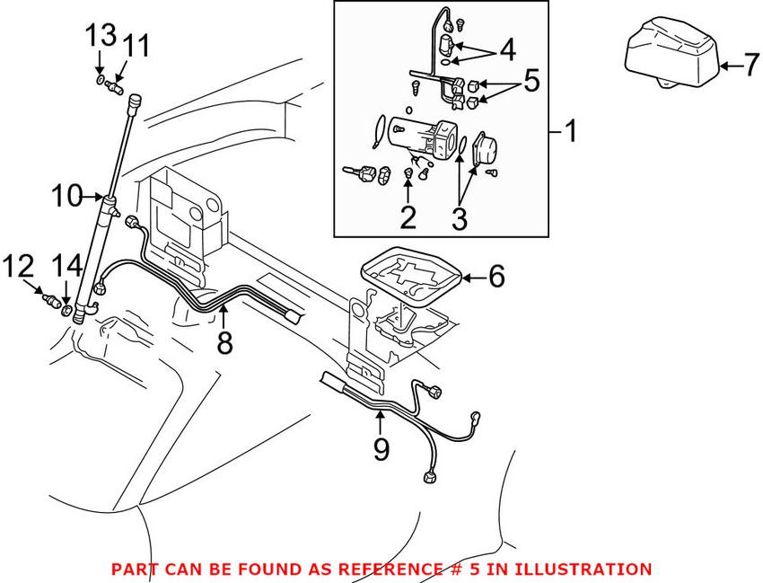 Audi Convertible Top Pump Relay 8H0951253