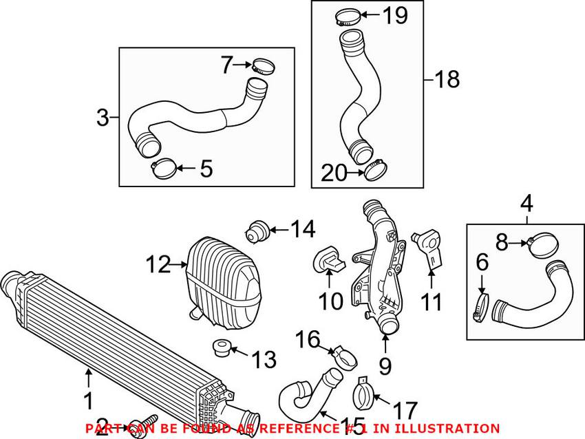 Audi Intercooler 8K0145805P