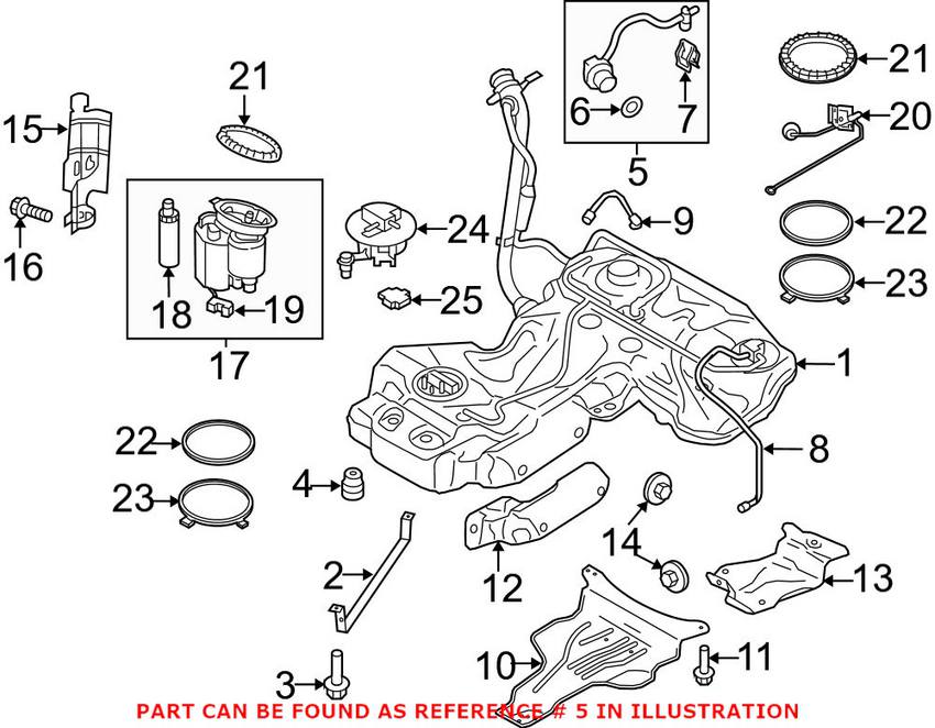 Audi Gas Cap 8K0201550P