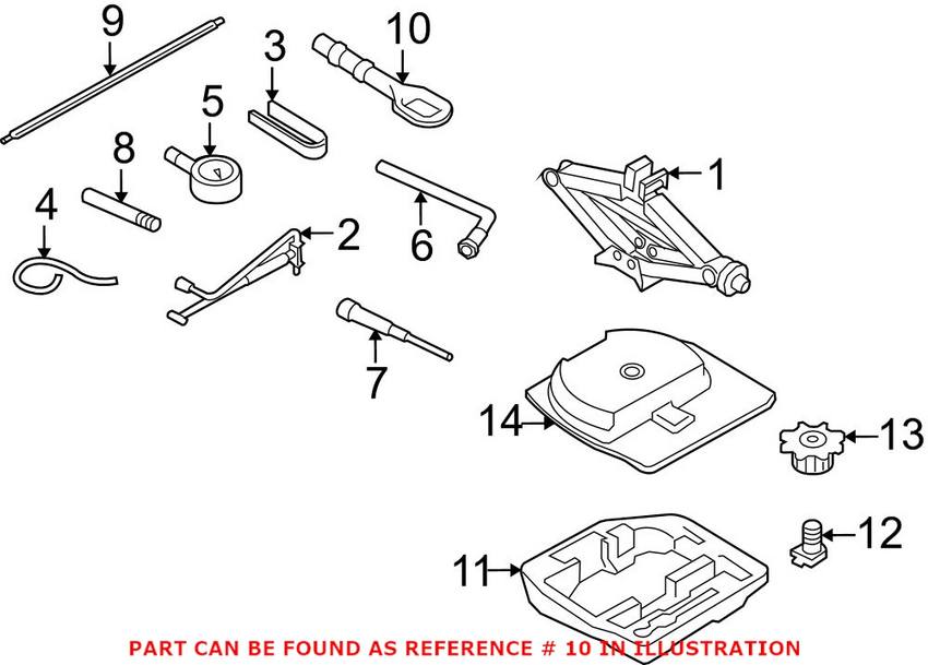 Audi VW Tow Hook - Front 8K0805615