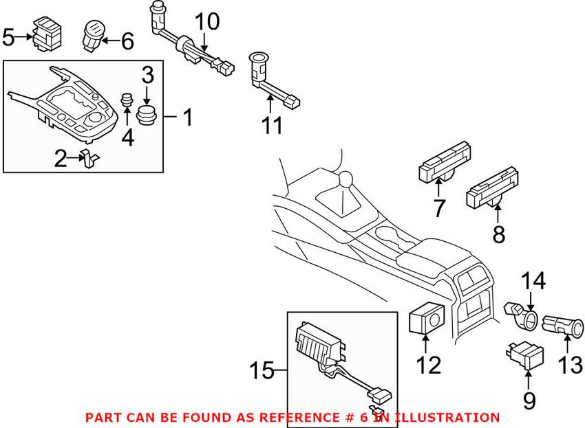 Audi Switch 8K0905217A