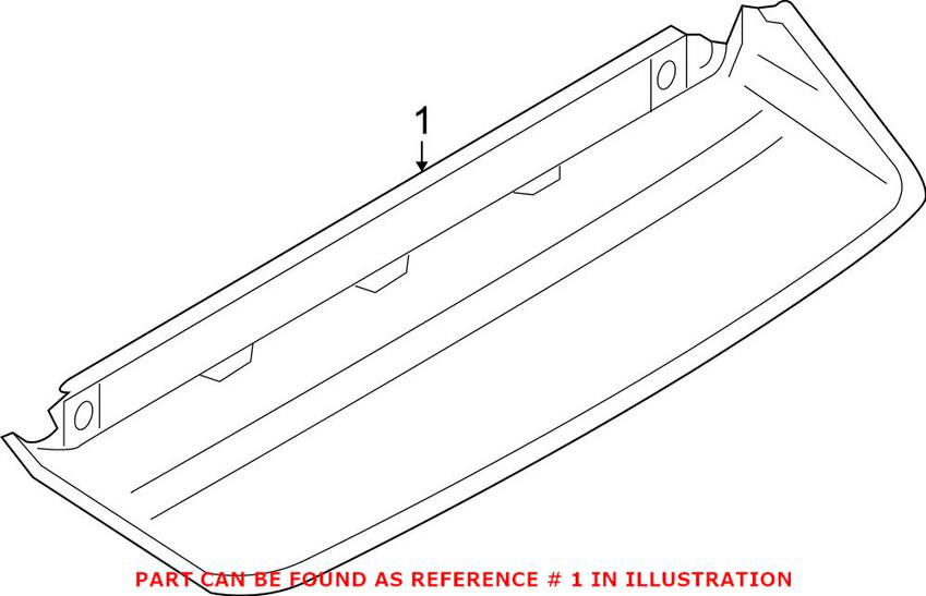 Audi Third Brake Light Assembly 8K5945097