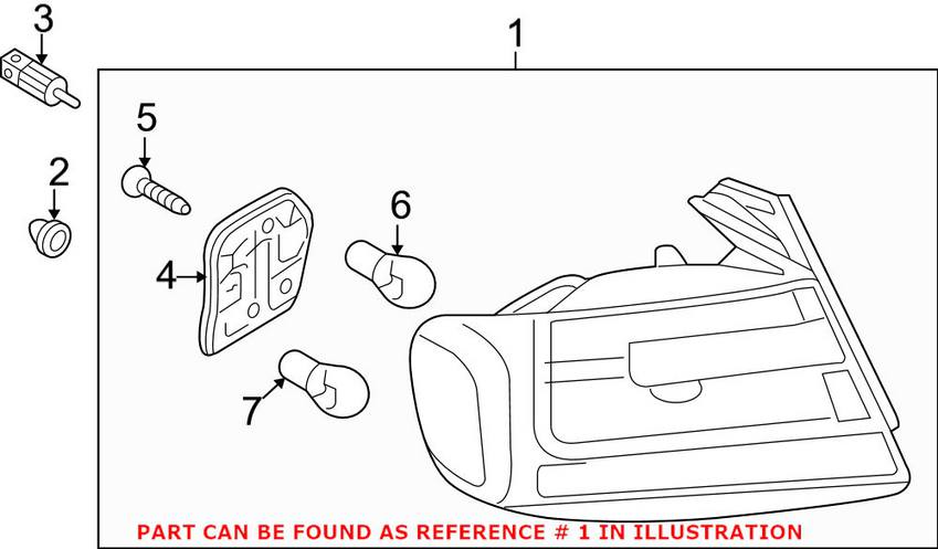 Tail Light Assembly - Driver Side