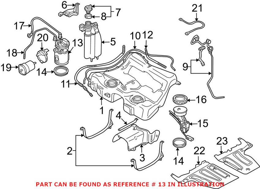 Audi VW Fuel Pump Assembly 8L9919051G