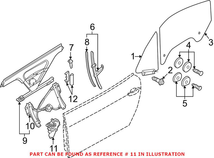 Window Motor - Driver Side