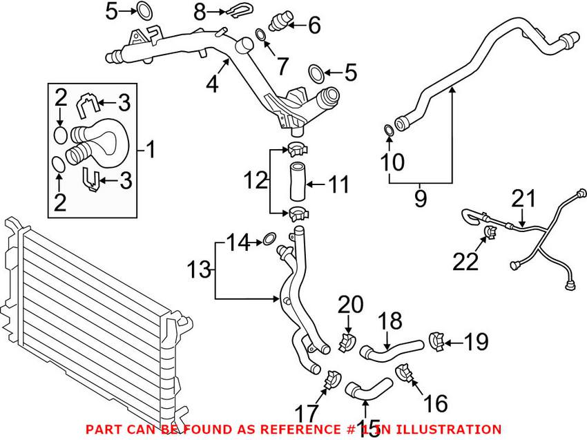 Radiator Hose - Upper