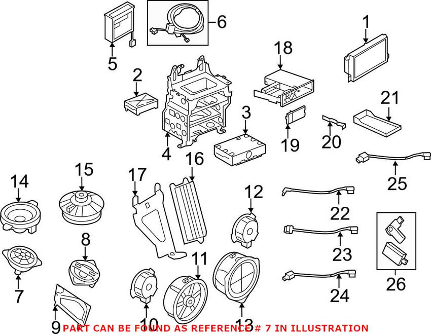 Audi Speaker 8T0035397