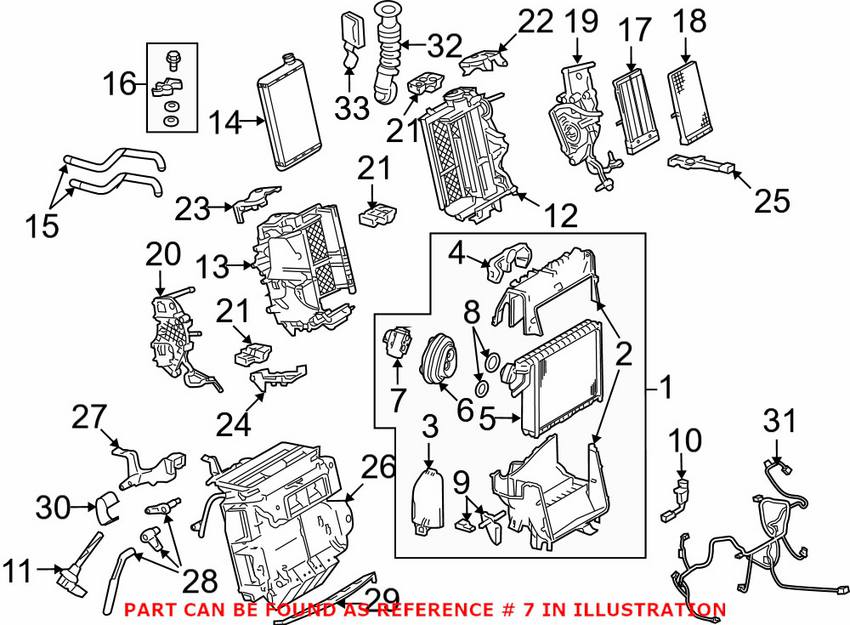 Audi A/C Expansion Valve 8T0820679A