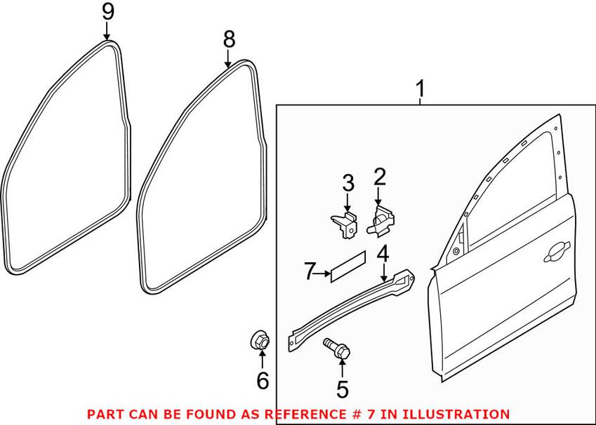 Audi Sound Absorber 8V4837805