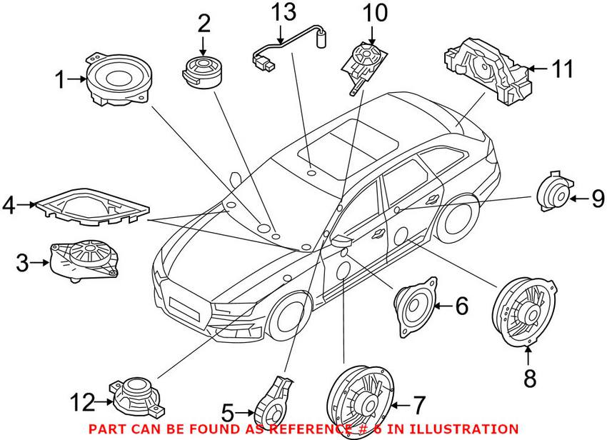 Audi Speaker 8W0035303