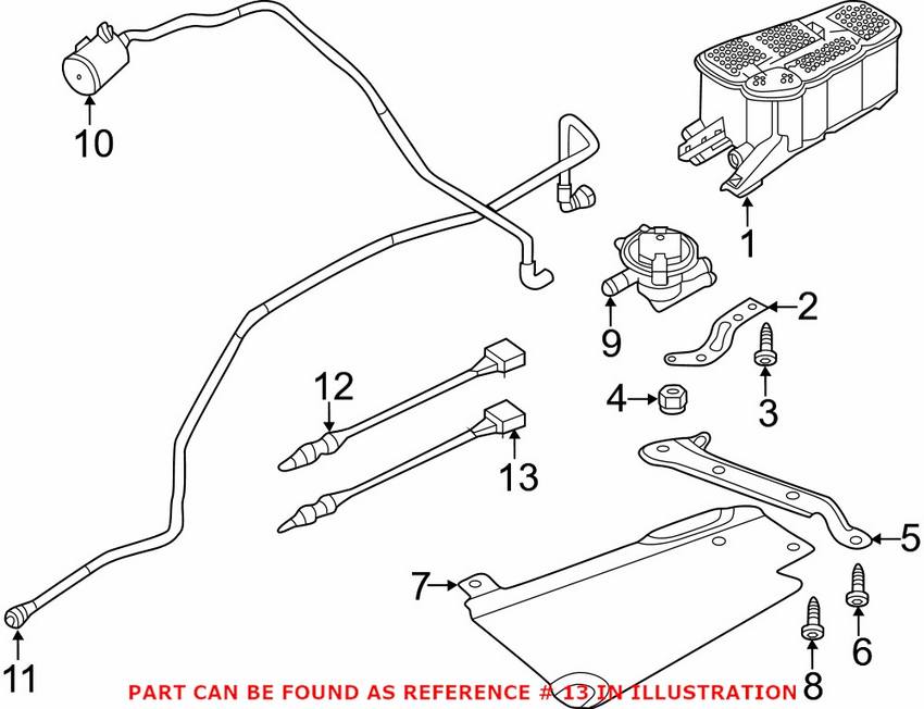 Audi Oxygen Sensor - Rear