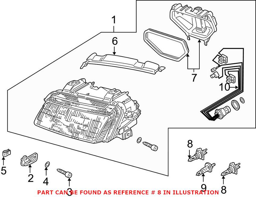 Audi VW Light Bulb (12V) (Halogen) N10320102