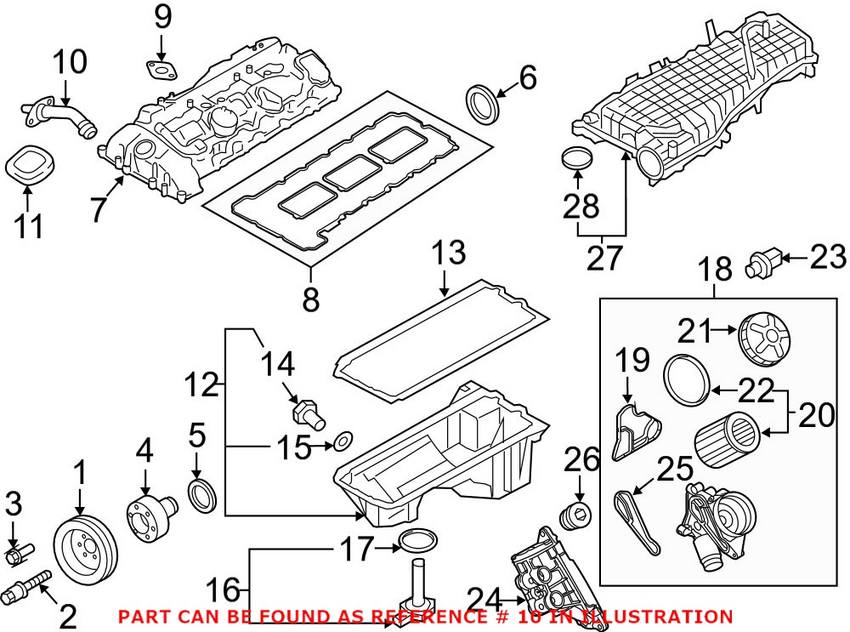 Engine Crankcase Breather Hose