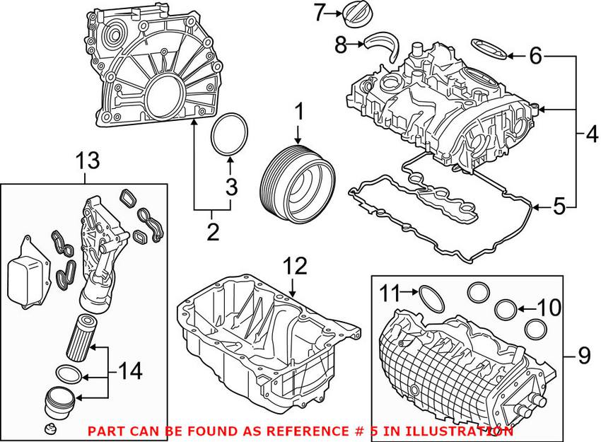 BMW Valve Cover Gasket 11128618515