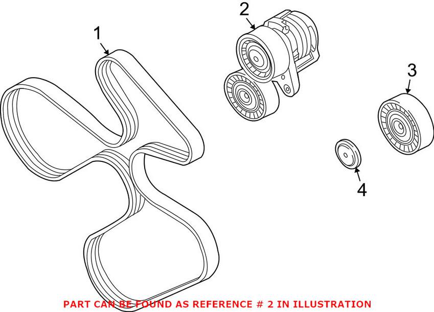 BMW Drive Belt Tensioner 11287571852