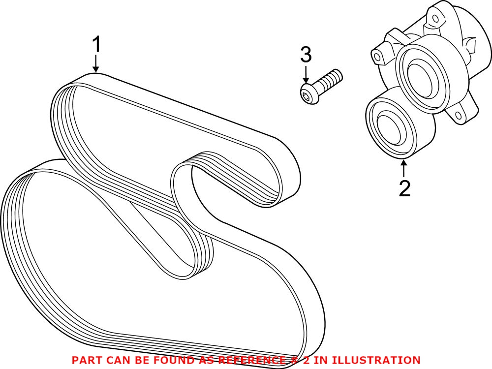 BMW Serpentine Belt Tensioner 11287810807