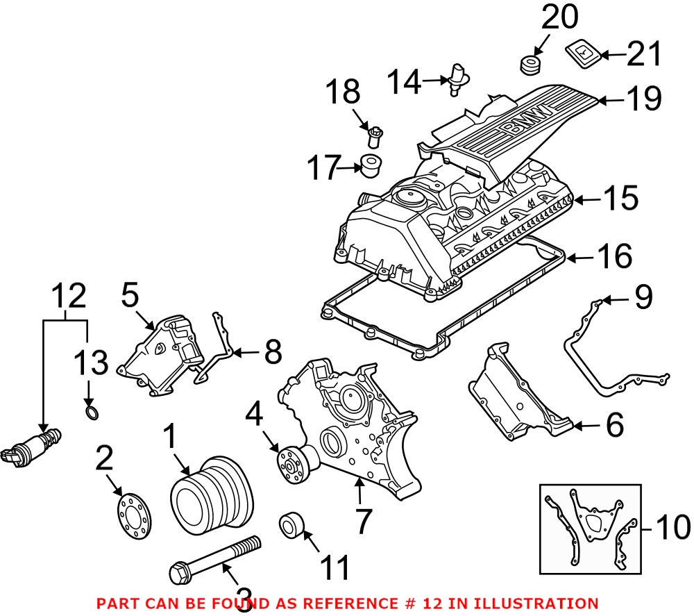 Magnetventil Vanos 11367560462 11 36 7 560 462 7560462