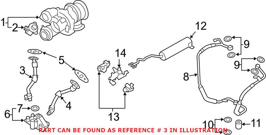 BMW Engine Oil Cooler 11427577010