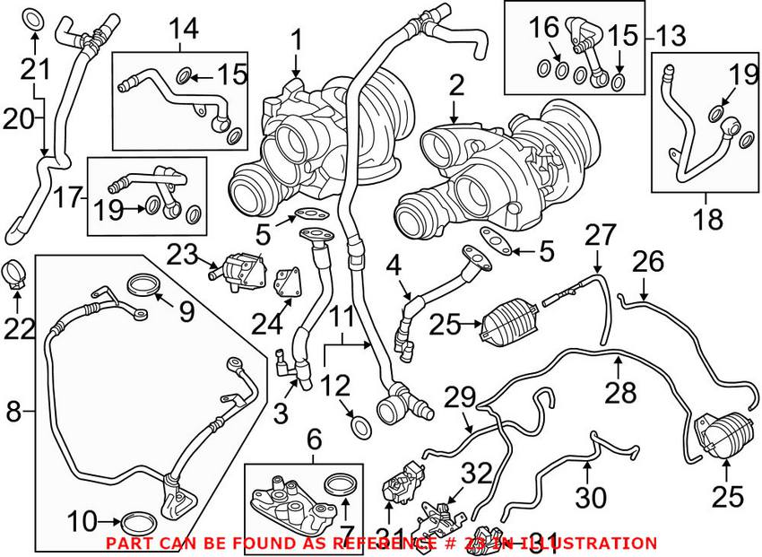 BMW Engine Auxiliary Water Pump 11517629917