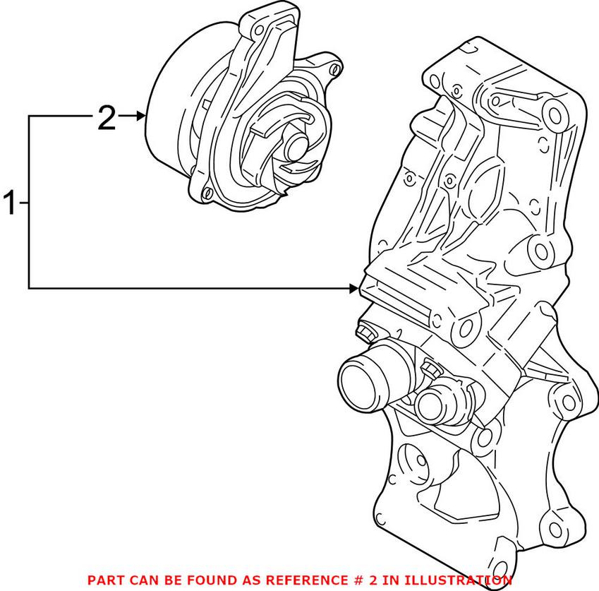 BMW Mini Engine Water Pump 11518623574