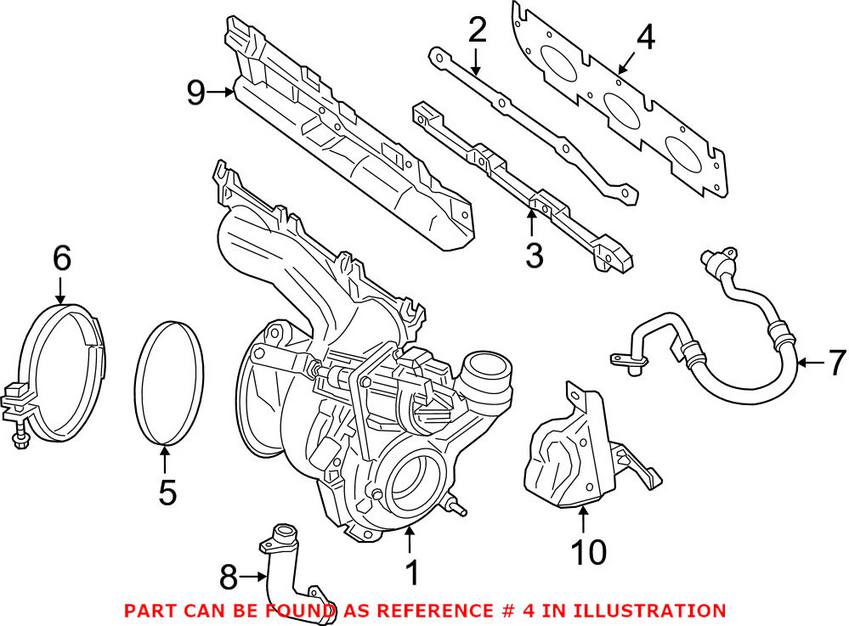 BMW Exhaust Manifold Gasket 11627625167