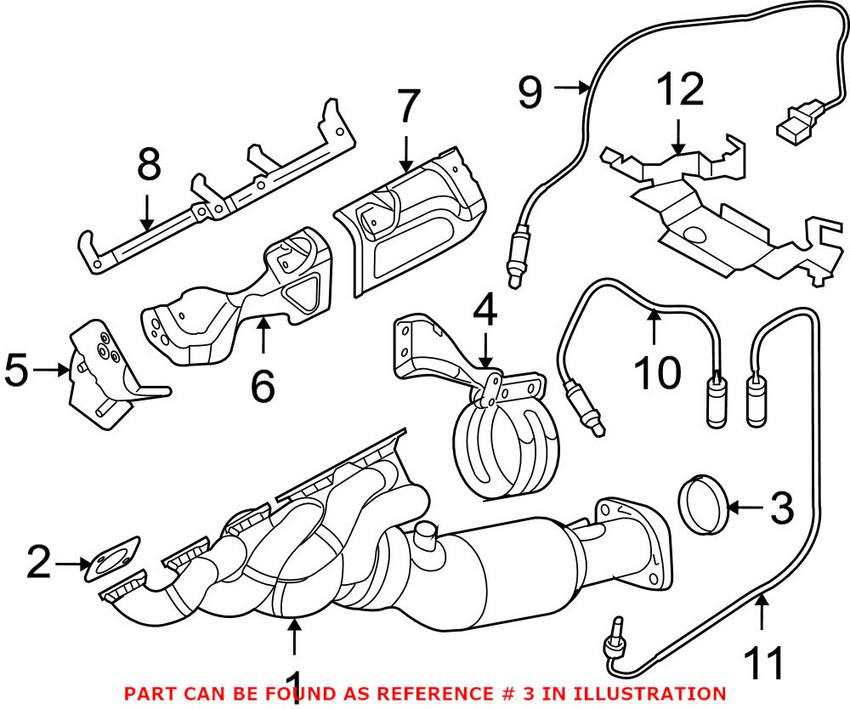 BMW Exhaust Manifold Gasket 11627832535