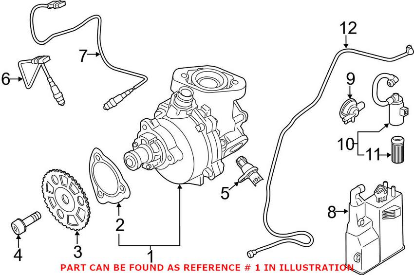 BMW Vacuum Pump 11667611115