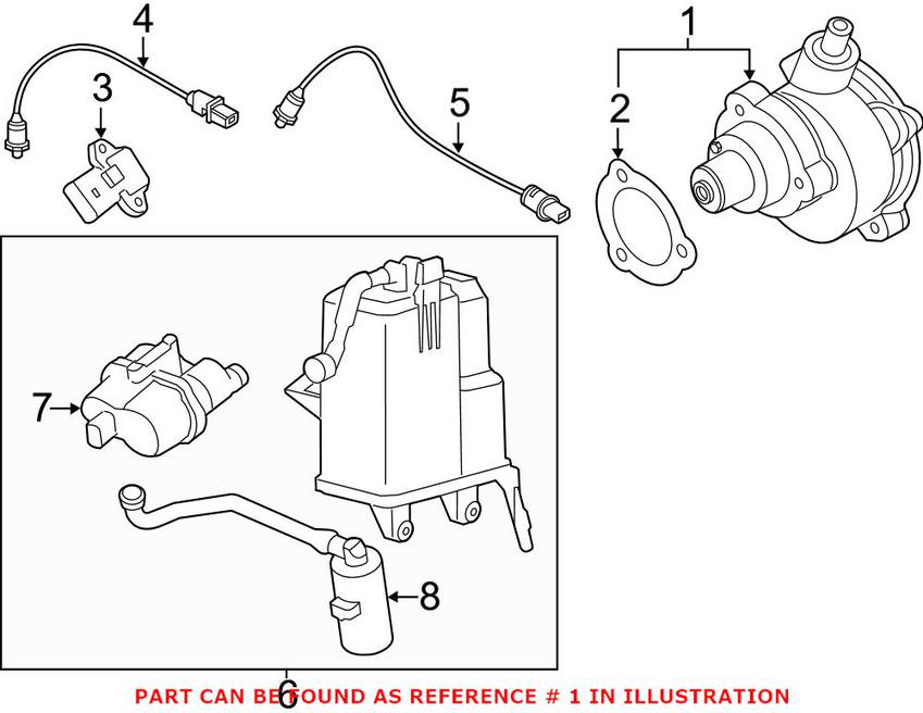 BMW Vacuum Pump 11667619350 - Genuine BMW