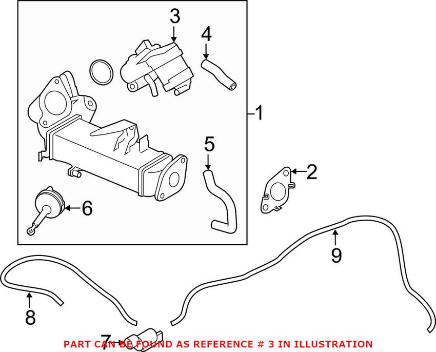 BMW EGR Valve 11717810871