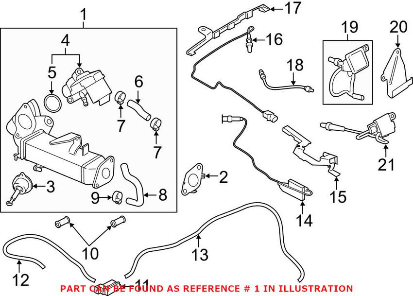 BMW EGR Cooler 11717823210