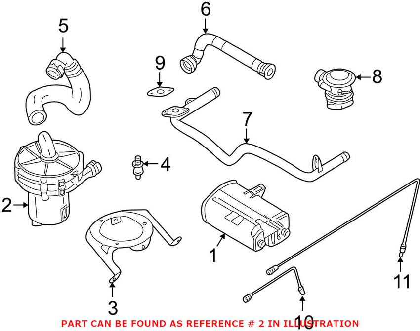 BMW Secondary Air Pump 11721437700