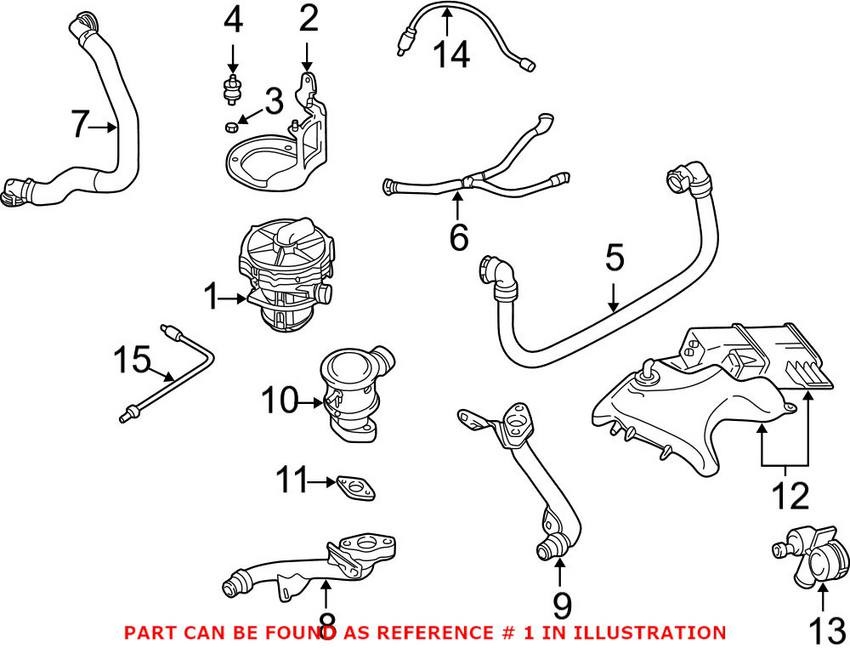 BMW Secondary Air Pump 11727572582