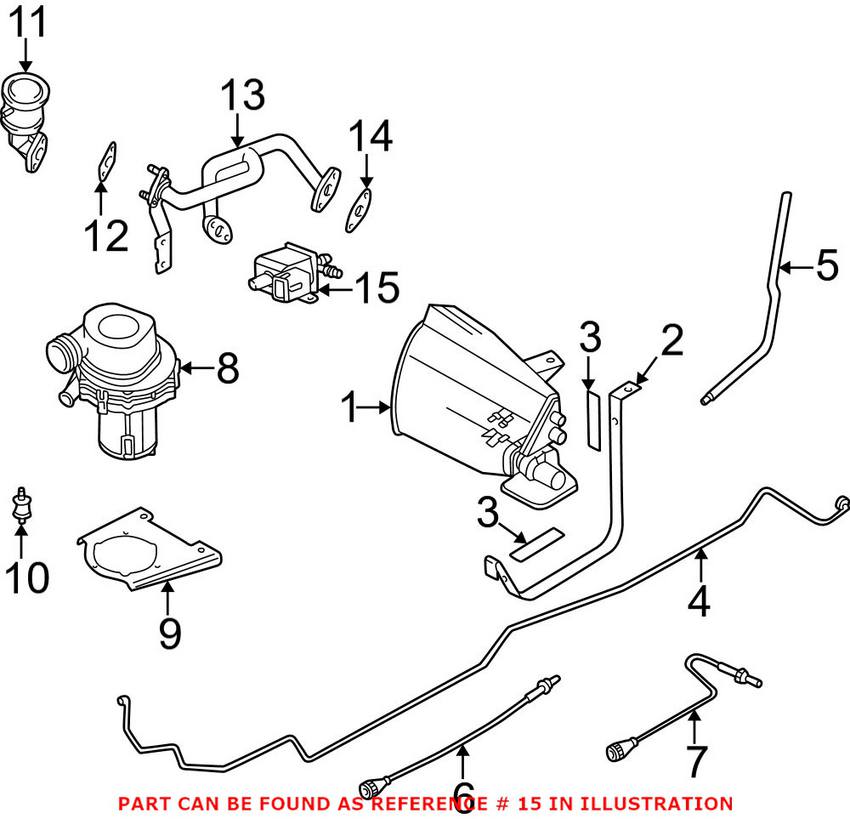 BMW Mini Vacuum Valve 11747810831