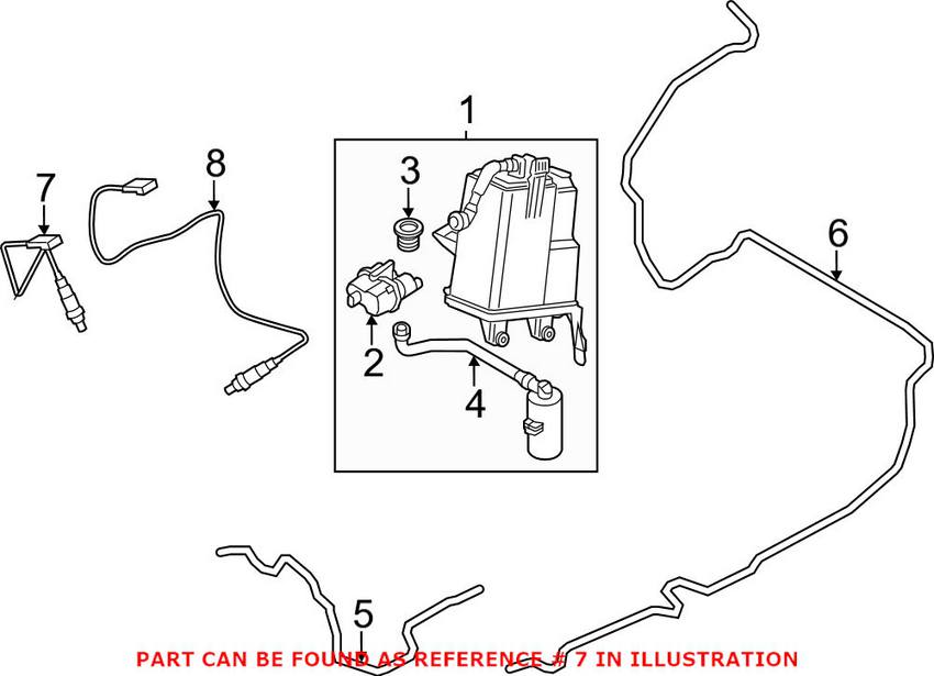 BMW Oxygen Sensor - Front 11787596908