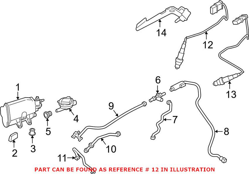 BMW Oxygen Sensor 11788644371