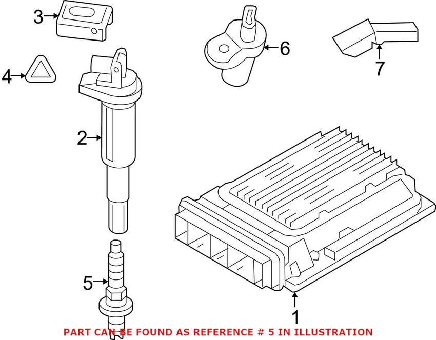 BMW Spark Plug (High Power) 12120037580