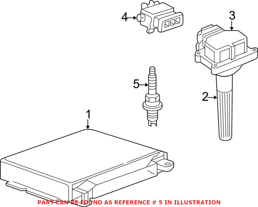 BMW Spark Plug (High Power) 12120037607