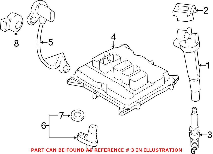 BMW Spark Plug 12120039664