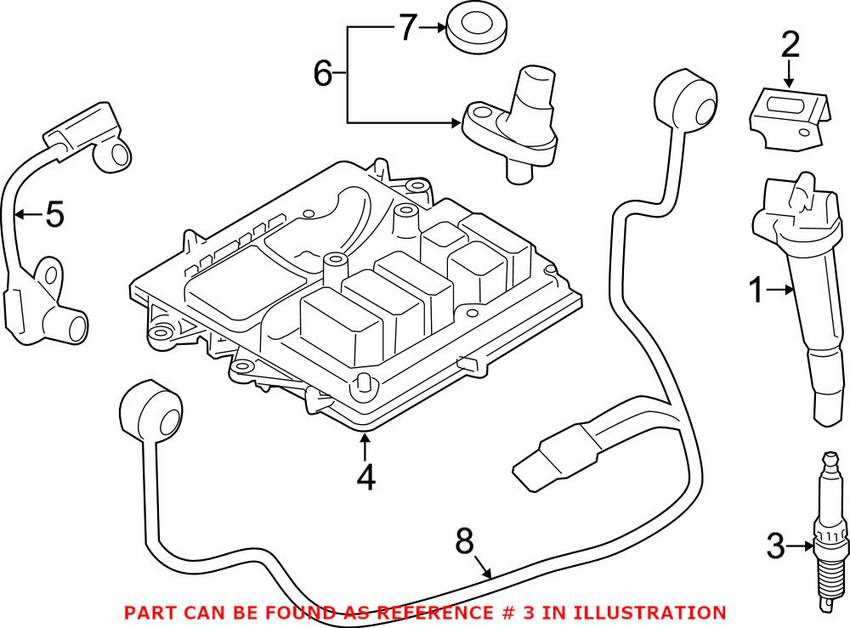 BMW Spark Plug 12120040551