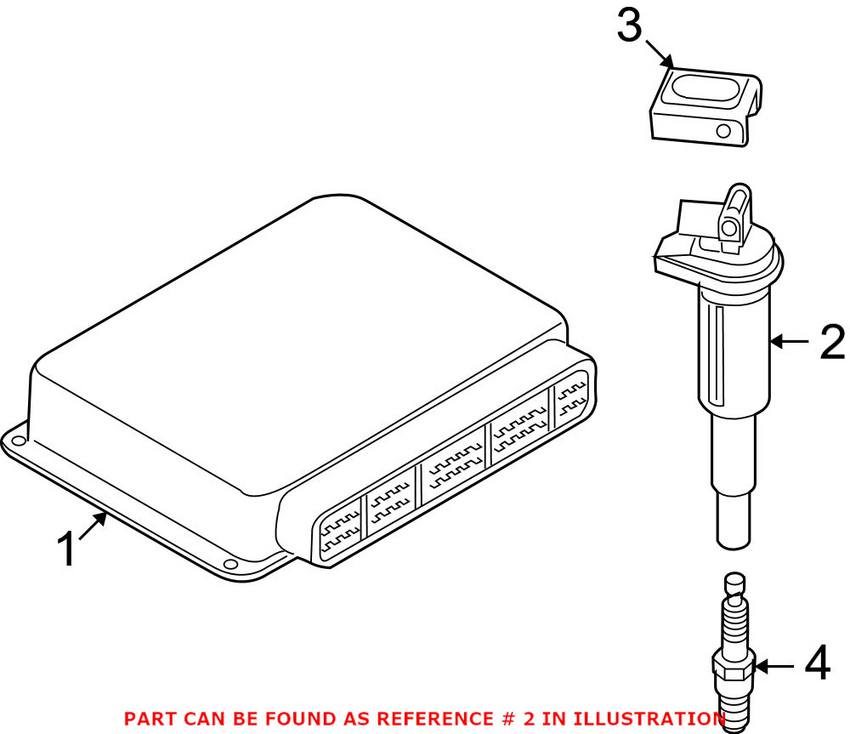 BMW Ignition Coil 12137841556