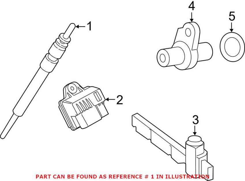 BMW Diesel Glow Plug 12230035934