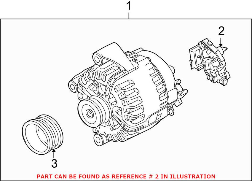 BMW Voltage Regulator 12318510090